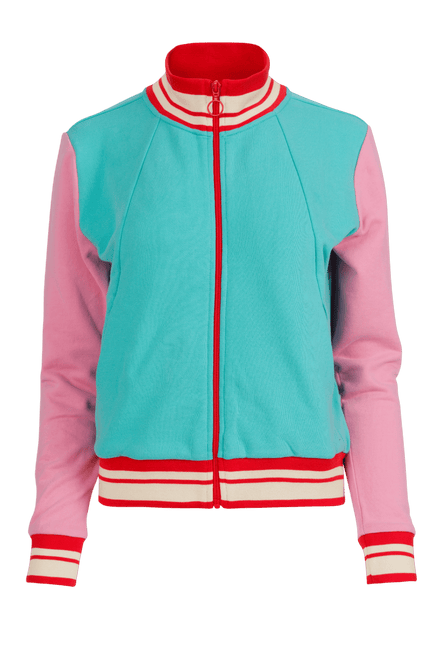 Lana Sweat Jacket Turquoise