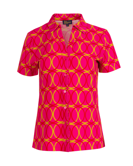 Blusa Lena Manga Curta Bubble Beat