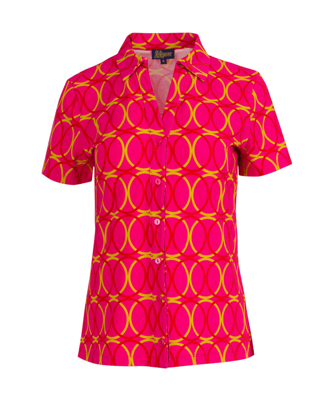 Blusa Lena Manga Curta Bubble Beat