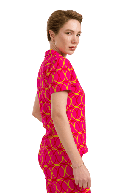 Lena Blouse Short Sleeve Bubble Beat
