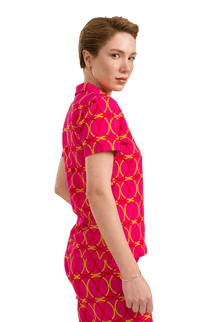 Lena Blouse Short Sleeve Bubble Beat
