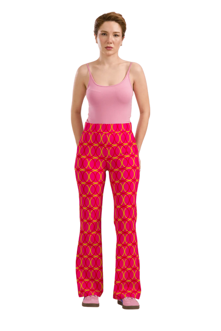 Lieke Flared Pants Bubble Beat