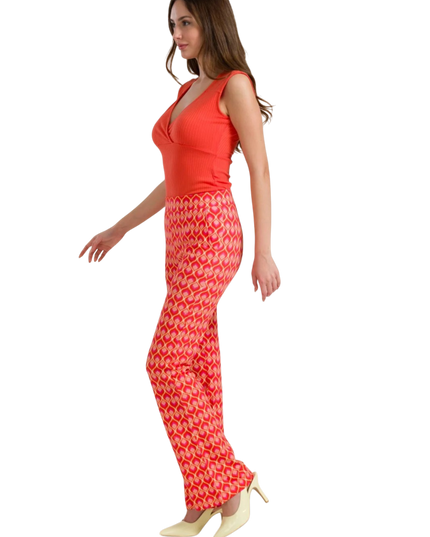 LIEKE CALÇA FLARE Toque Retrô