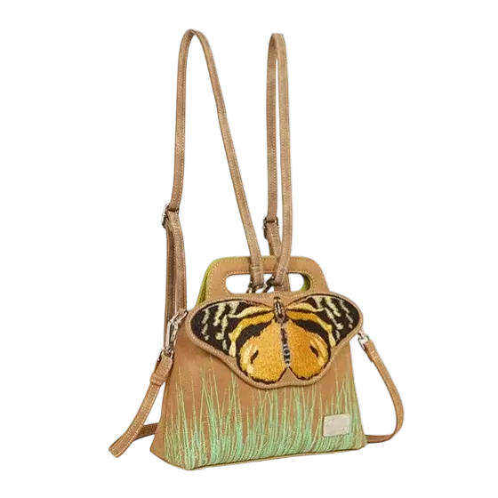Madame Butterfly cognac - Rok&Billie, The Unique Rebel Boutique