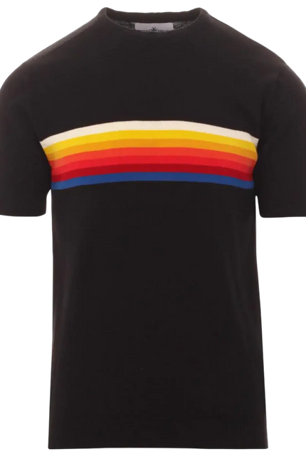 Maglietta a righe arcobaleno Britpop