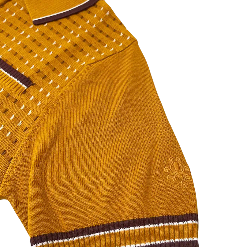 MADCAP MILES JACQUARD POLO, BUCKTHORN