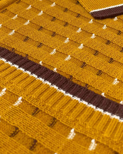 MADCAP MILES JACQUARD POLO, BUCKTHORN