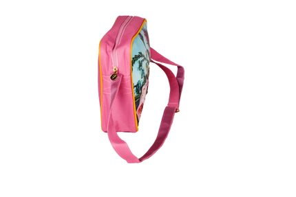 KUNSTBOER MEDIUM SHOULDERBAG FLOWERS MAGENTA