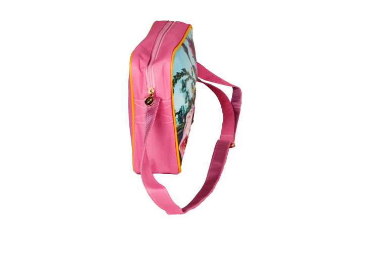 KUNSTBOER MEDIUM SHOULDERBAG FLOWERS MAGENTA