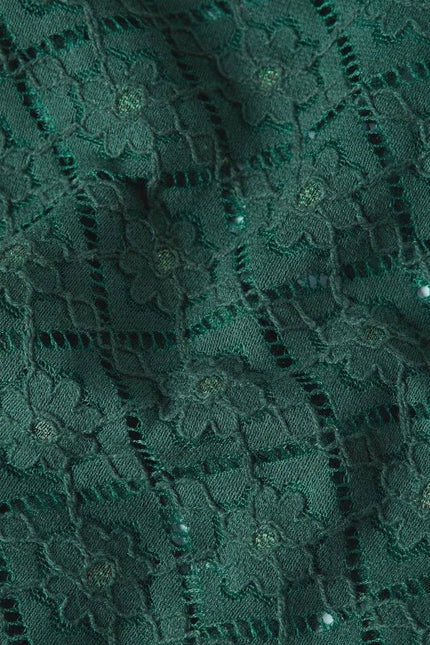 King Louie Maisie Blouse Artiste Lace, Amazon Green
