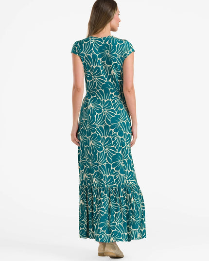Maud Vestido Maxi Flower Flake