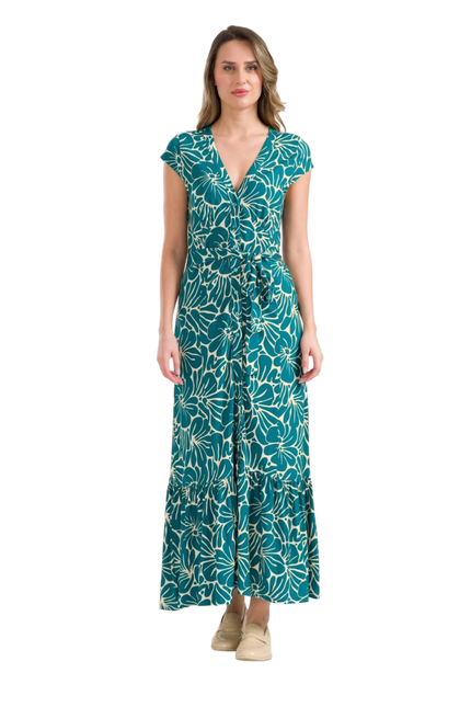 Maud Maxi Dress Flower Flake