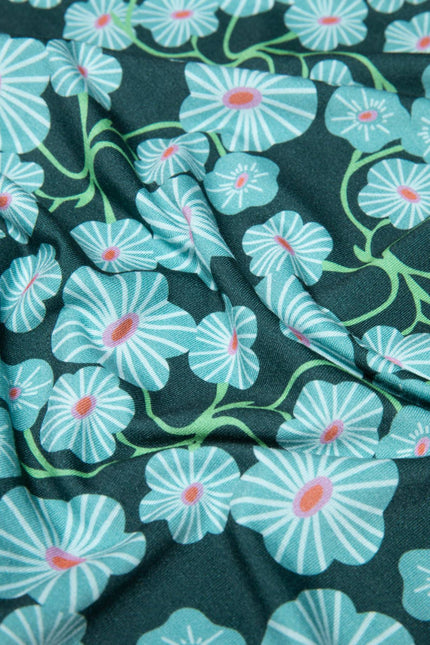 BLUTSGESCHWISTER Midi Dress Now We Are Talking Ease, in springy glade