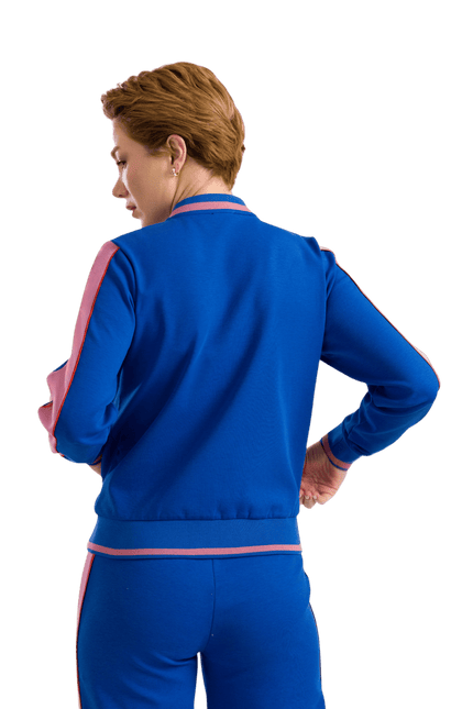 Nora Bomber Jacket - Punta Di Roma Blue