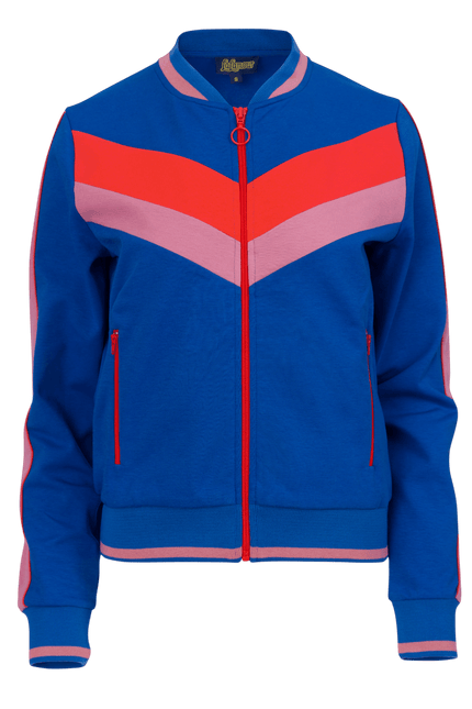 Nora Bomber Jacket - Punta Di Roma Blue