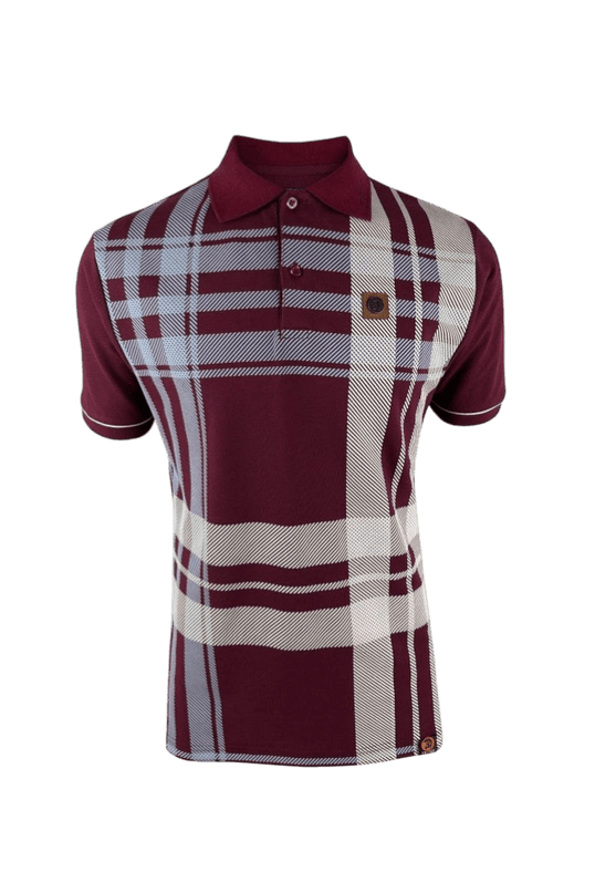 TROJAN Oversize Check Panel Polo port