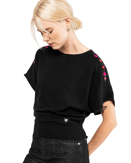 BLUTSGESCHWISTER PICNIC FRIEND, ELEGANT DAM I SVART