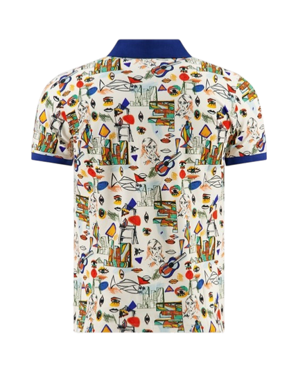 A FISH NAMED FRED Polo Cubist Multicolor All Color