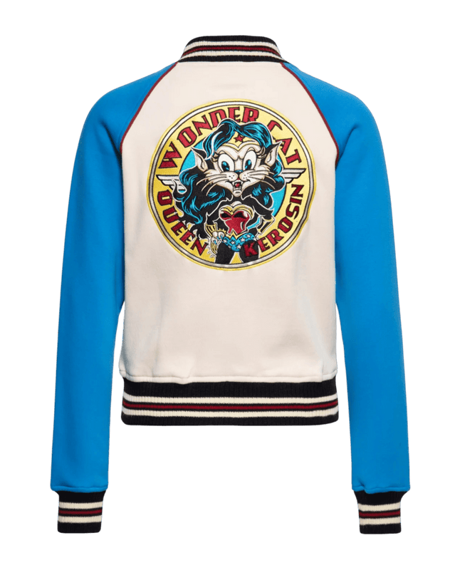 Raglan Sweat Jacket Wonder cat sax