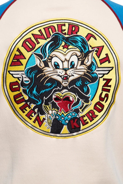Raglan Sweat Jacket Wonder cat sax