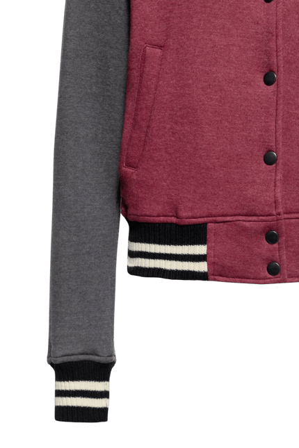 Raglan Sweet Jacket Diamonds Bordeaux