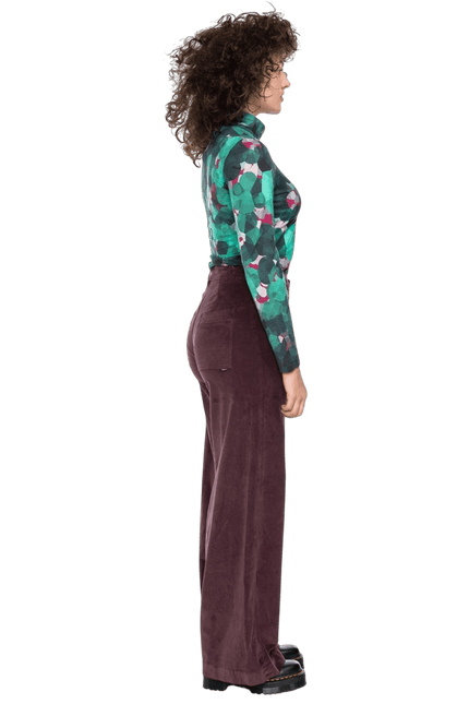 Rolli Top with Collar, Green