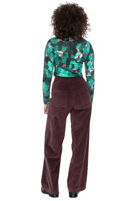 Rolli Top with Collar, Green