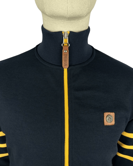TROJAN Sudadera con rayas en las mangas