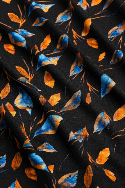 LALAMOUR Sue Jersey Trousers, autumn leaves