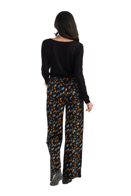 LALAMOUR Sue Jersey Trousers, autumn leaves