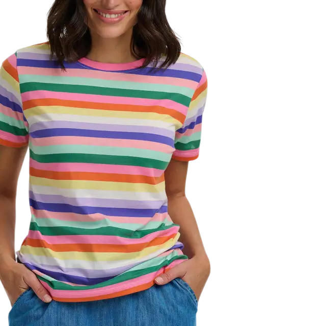 SUGAR HILL BRIGHTON Camiseta MAGGIE MULTI, LISTRAS DOCES