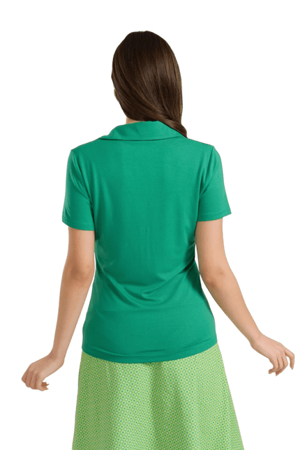 Suzy Top Plain Green