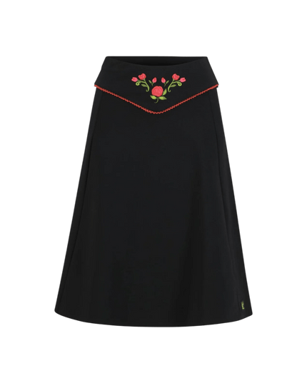 BLUTSGESCHWISTER Saia Moletom Rosegarden Swing, preto