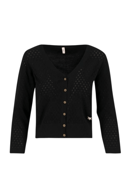 BLUTSGESCHWISTER Sweet Petite tradition black knit