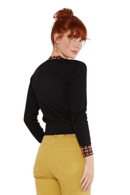 BLUTSGESCHWISTER Sweet Petite tradition black knit
