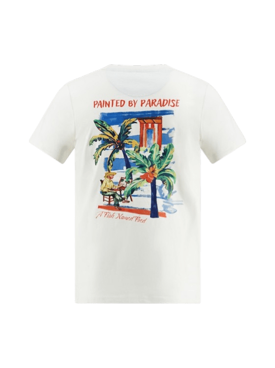 Camiseta pintura de palmera
