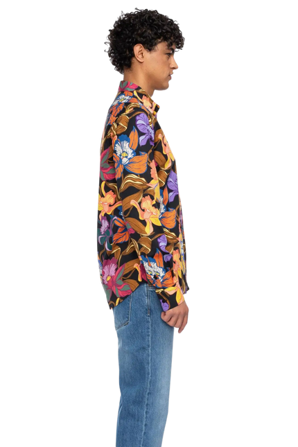 Tamuza floral print orange/lilac