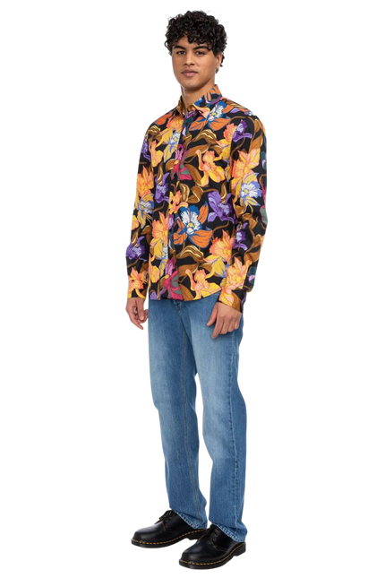 Tamuza floral print orange/lilac