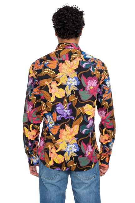 Tamuza floral print orange/lilac