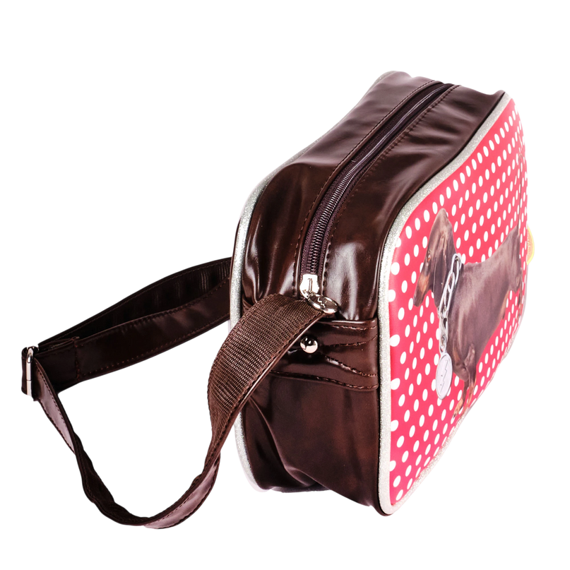 KUNSTBOER SMALL SHOULDERBAG, TECKEL