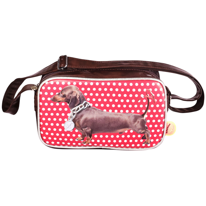 KUNSTBOER SMALL SHOULDERBAG, TECKEL