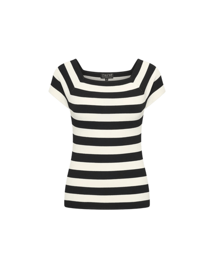 Top manga curta Tone Black