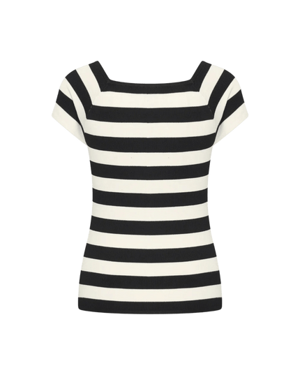 Top manga curta Tone Black