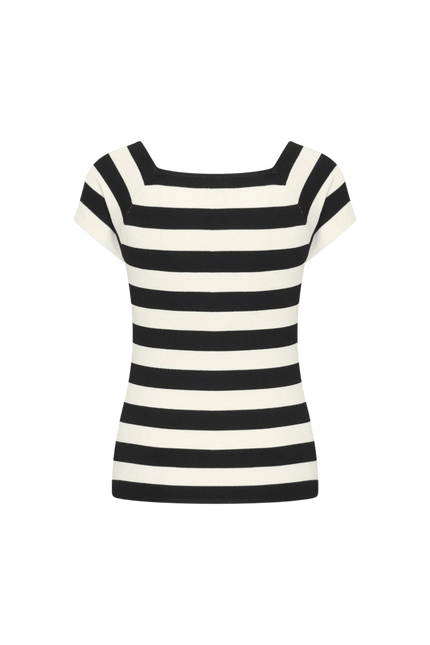 ZILCH top short sleeve Two Tone Black