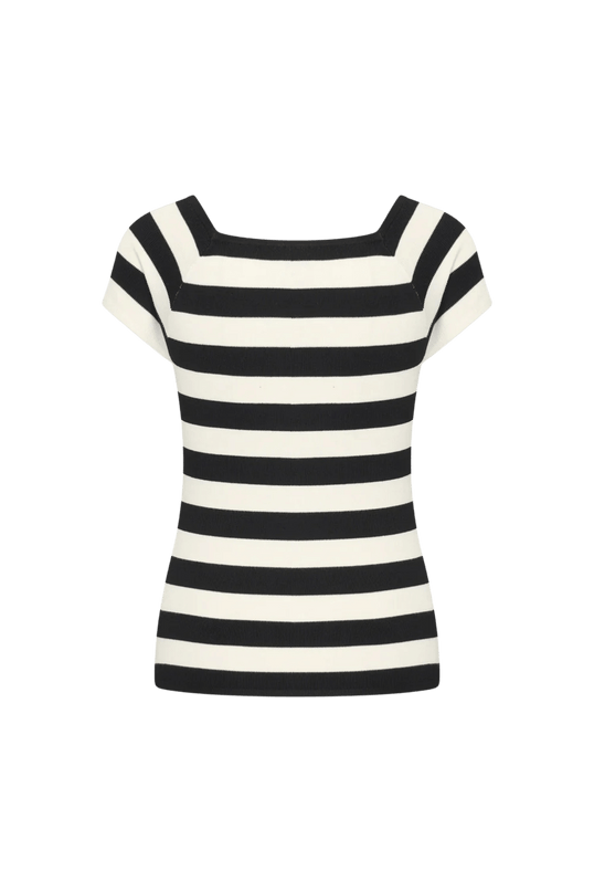 Top manches courtes Tone Black