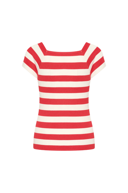 ZILCH Top short sleeve, two Tone Blossom