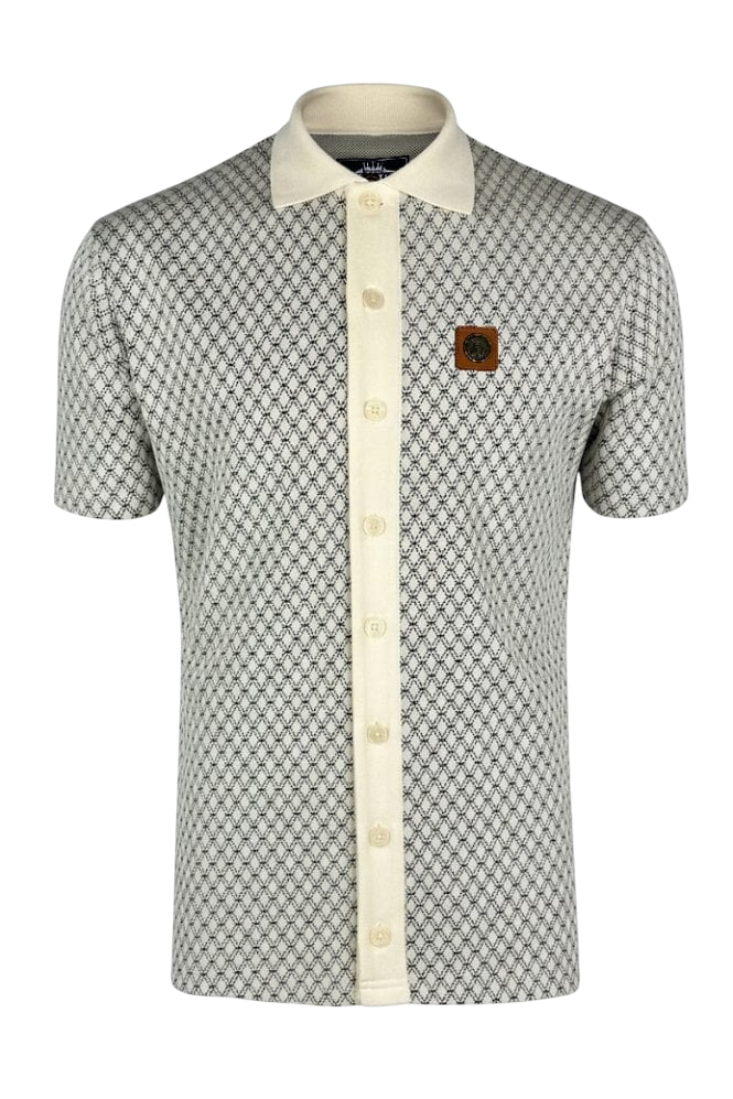 TROJAN DIAMOND JACQUARD POLO