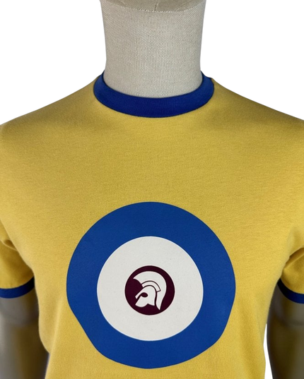 CAMISETA TROJAN target ringer, negra