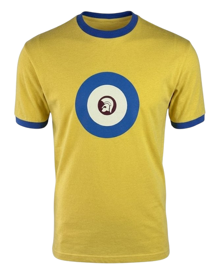 CAMISETA TROJAN target ringer, negra