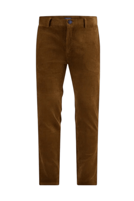 Rib Trousers Chocolate Brown